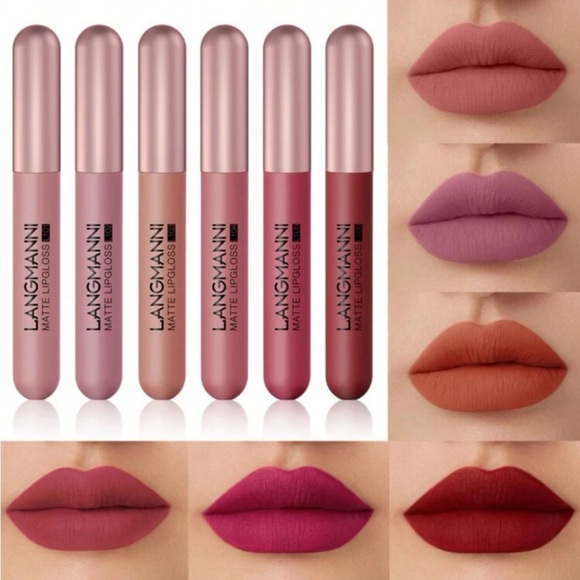 6-color Matte Lipstick Waterproof Set - Picture 1 of 4